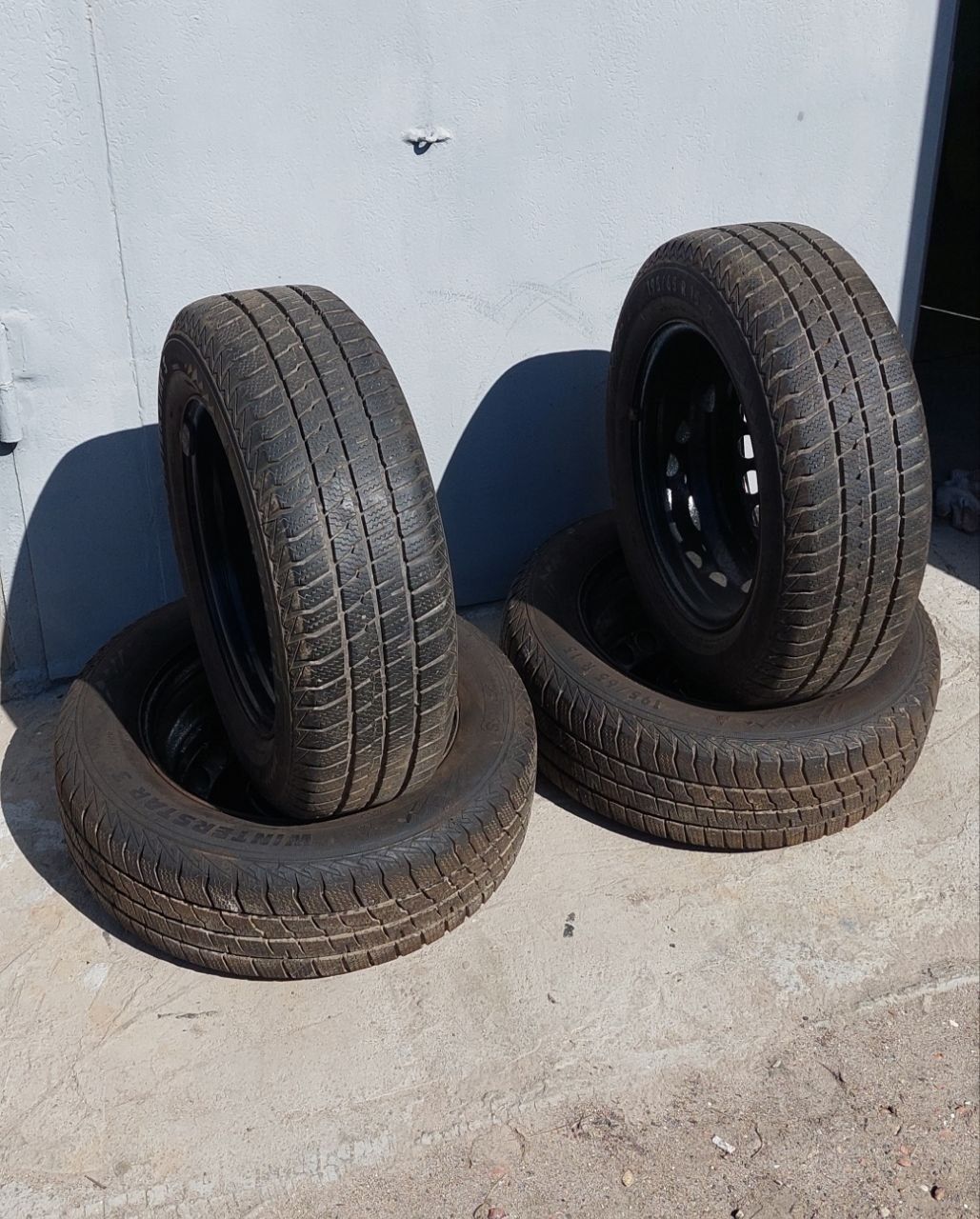 Диски R15 5x112 оригінал VW 1K0601027C та зимова гума Point S 195/65
