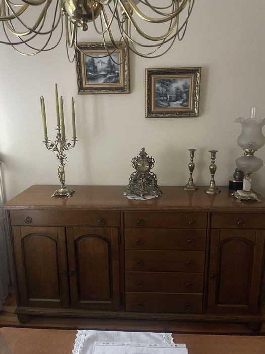 Bufet  złoty dąb  dębowy 180x95