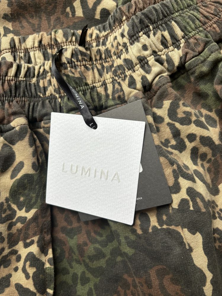 Lumina spodnie dresowe wysoki stan dzwony wide leg M/L 38/40  new