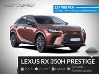 Lexus NX Prestige 2,5 Hybrid 243 KM 4/4 + Design + Tazuna + Premium!
