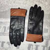 Новые фирменные кожаные перчатки