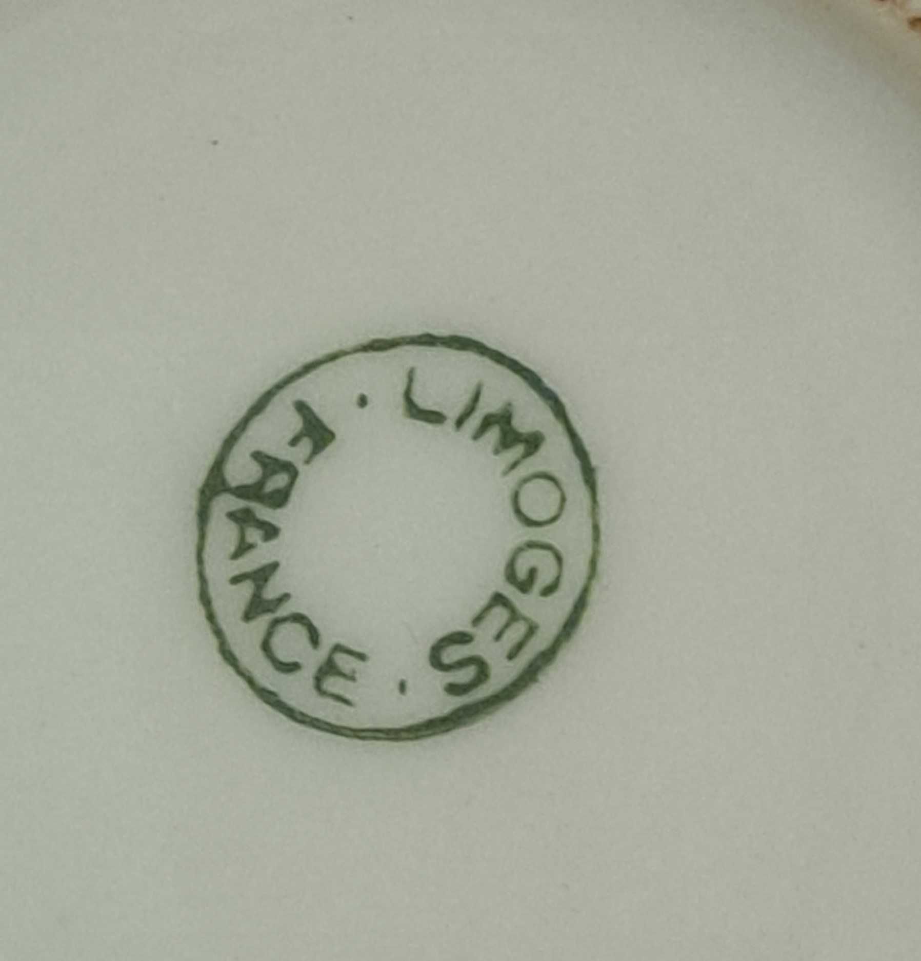 miniaturowe talerzyki ozdobne porcelana Limoges
