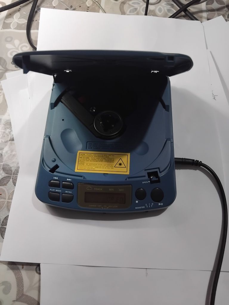 CD Player portátil (não funciona)