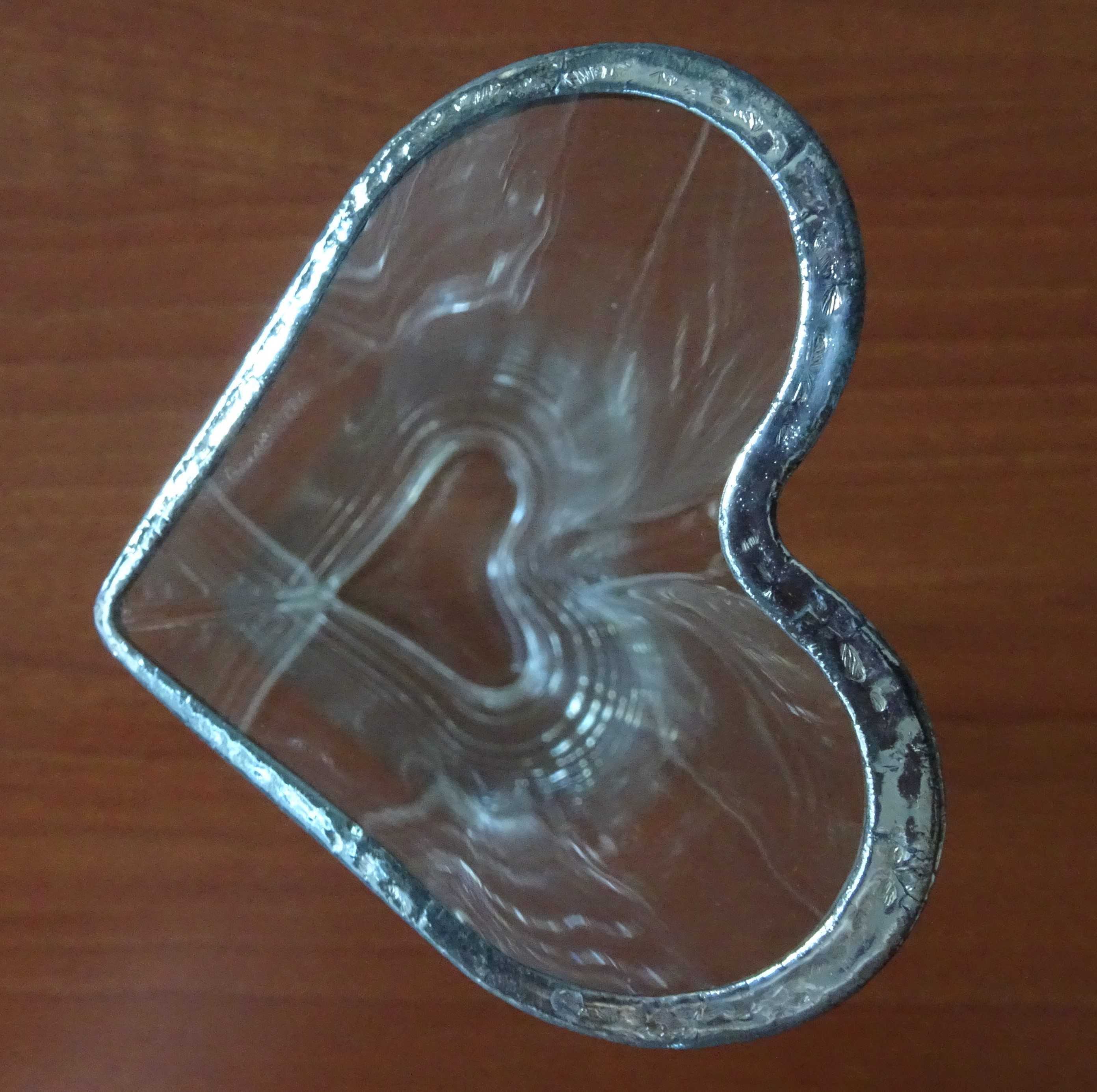 Jarra Coração Bordado Estanho