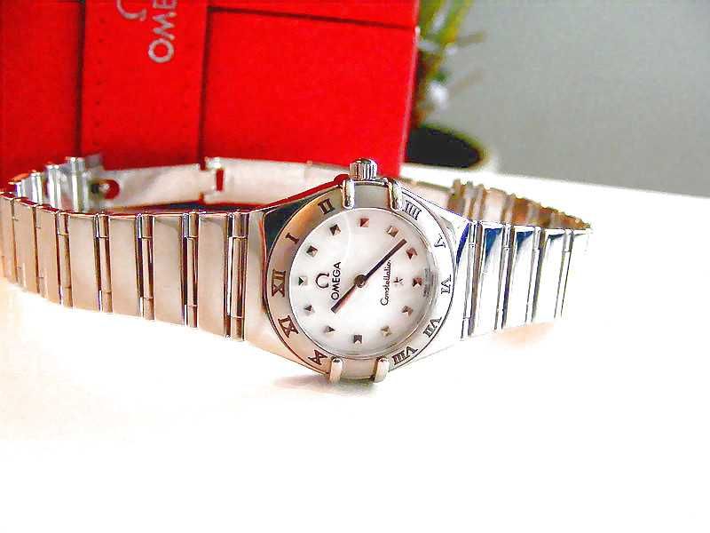 Zegarek damski Omega Constellation My Choice (jak nowy, masa perłowa)