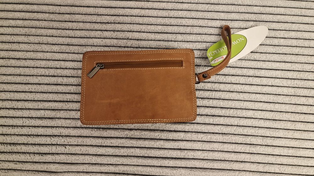 saszetka męska skóra nubuk wild tiger