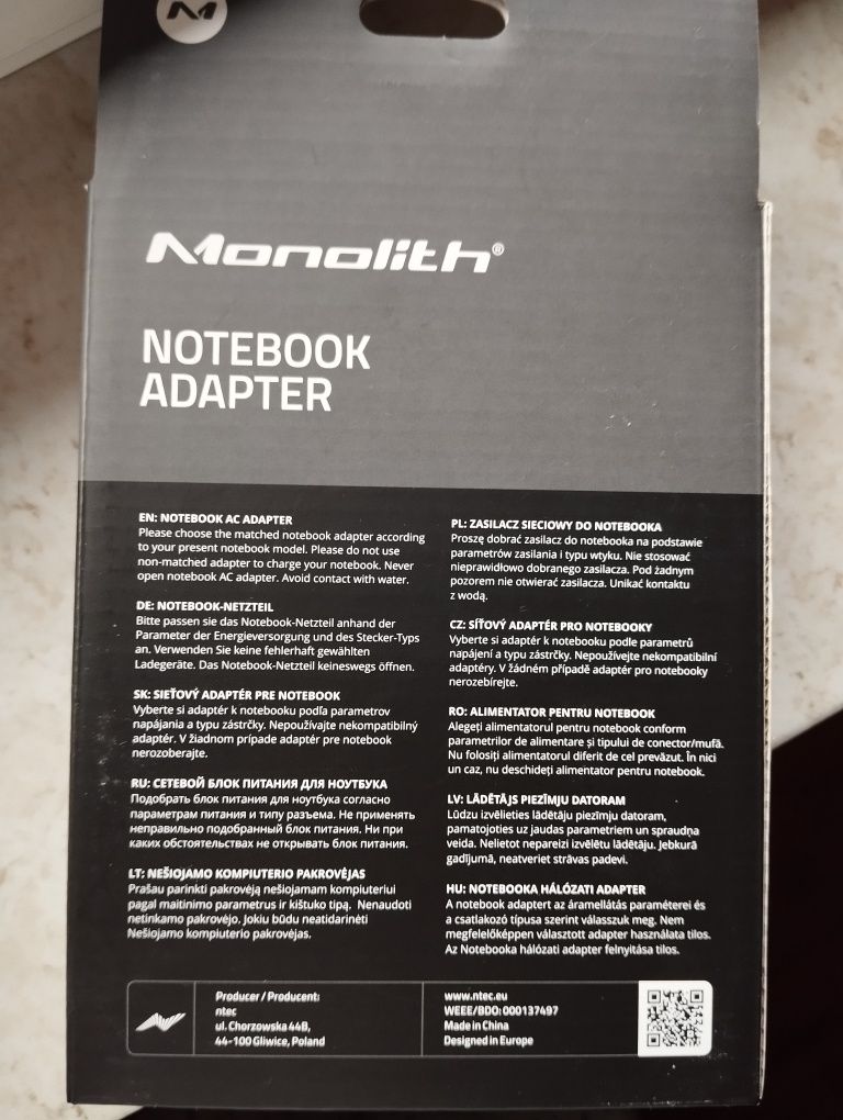 Ładowarka do laptopa