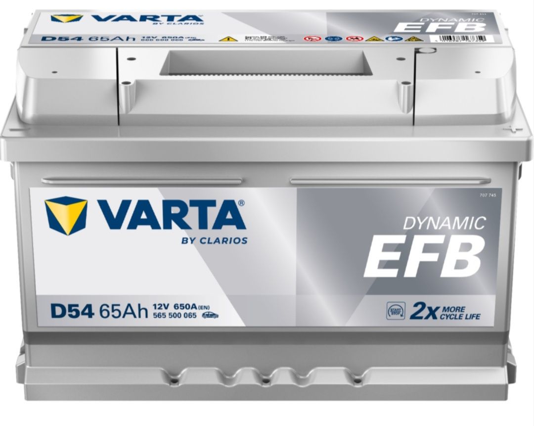 Bateria VARTA Start & Stop Blue Dynamic D54 65Ah-650A