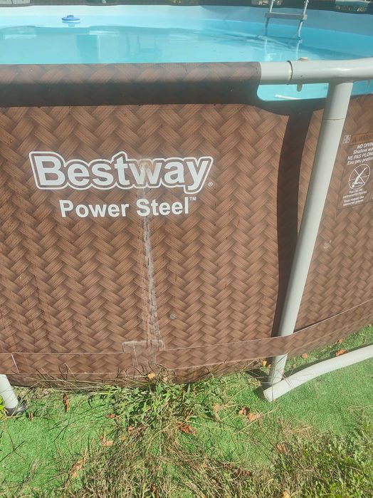 Basen ogrodowy stelażowy 427 x 4.27 107 cm Bestway