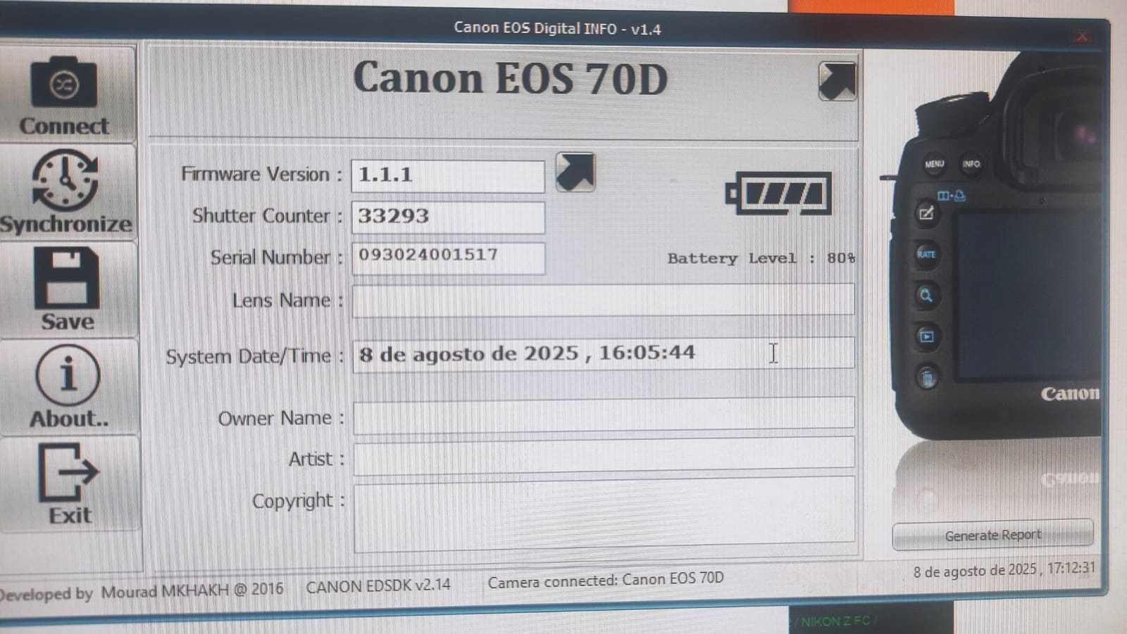Canon 70D como nova
