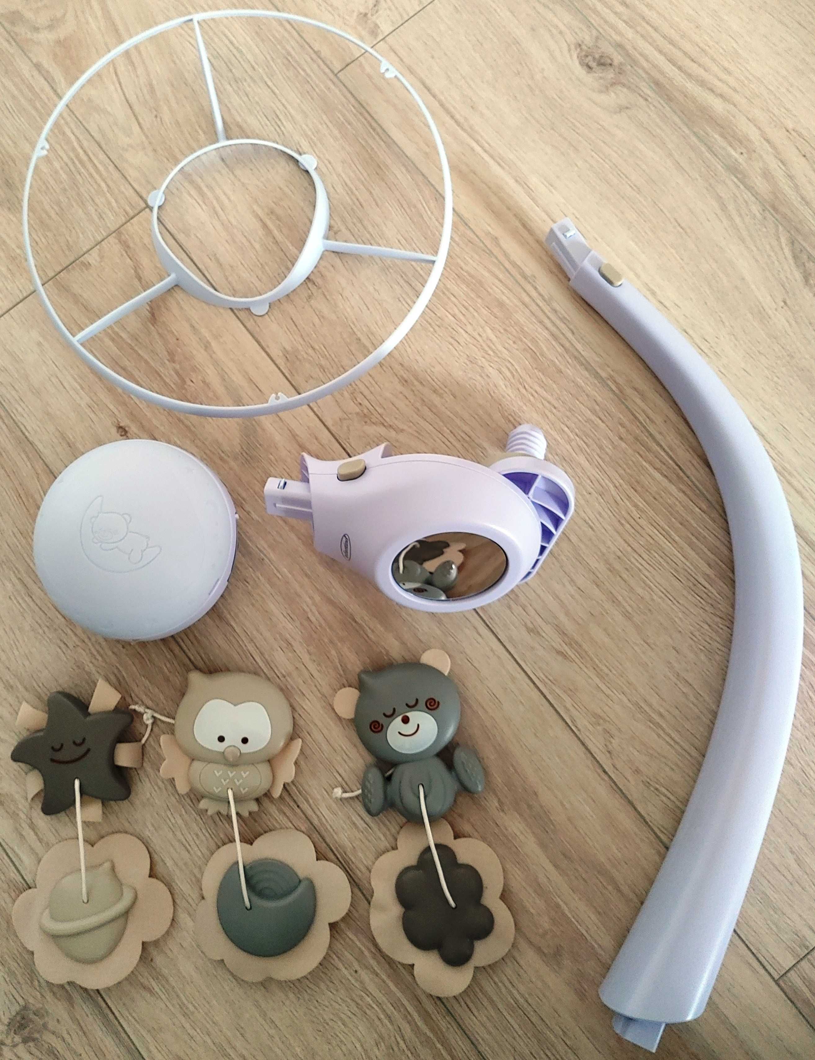 Projektor muzyczna karuzelka 3w1, beżowa marki Infantino