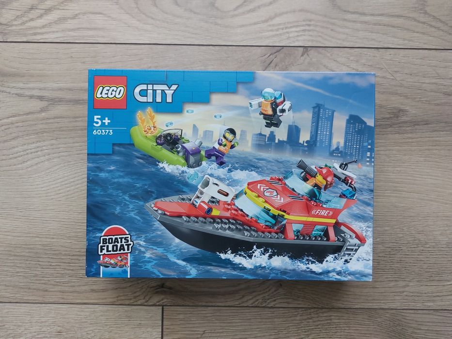 Lego City 60373 Łódź strażacka