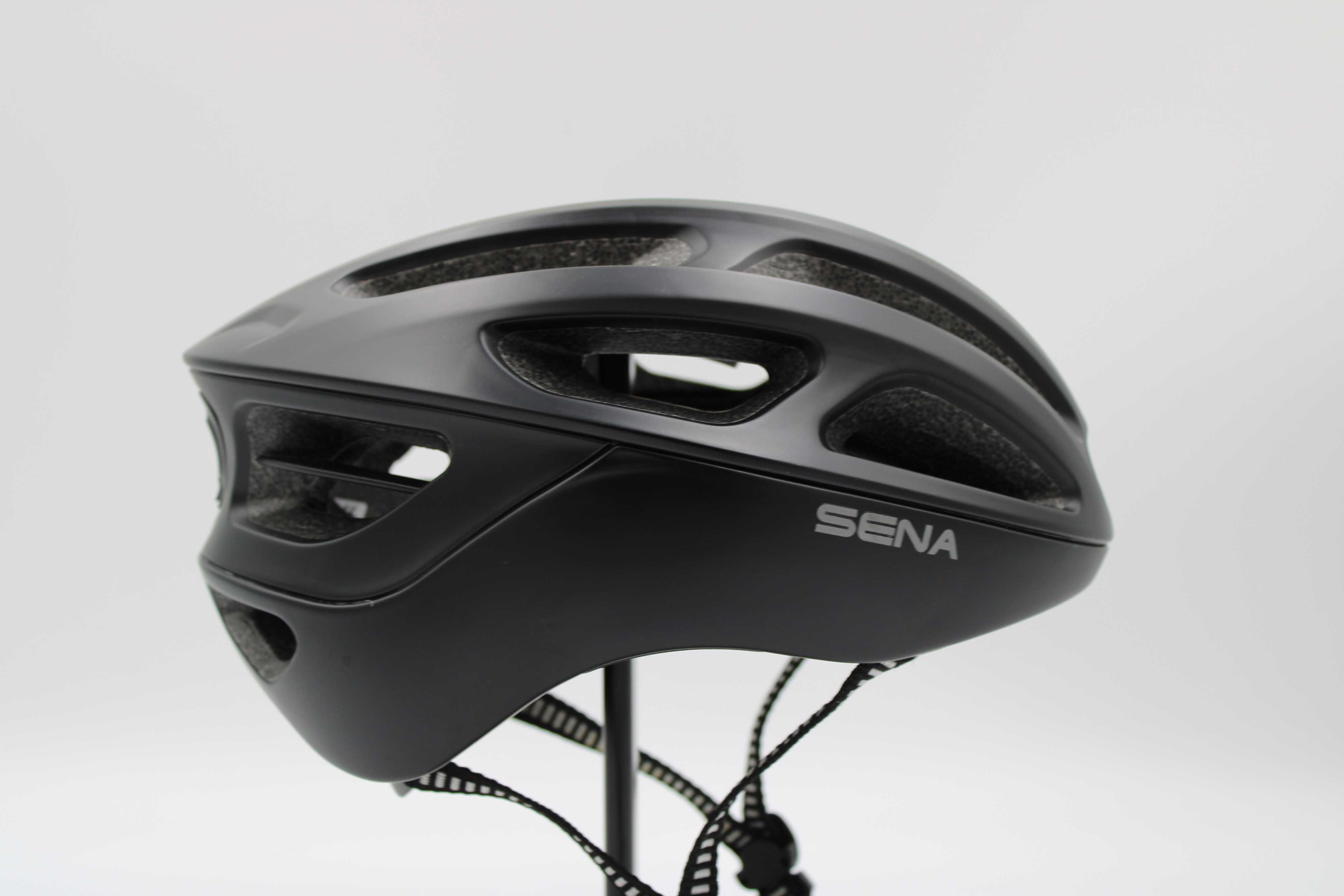 Kask rowerowy szosowy Interkom Sena R1 Czarny rozmiar L 59-63cm