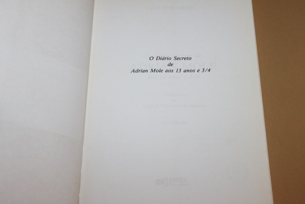 O Diário Secreto de Adrian Mole aos 13 Anos e 3/4