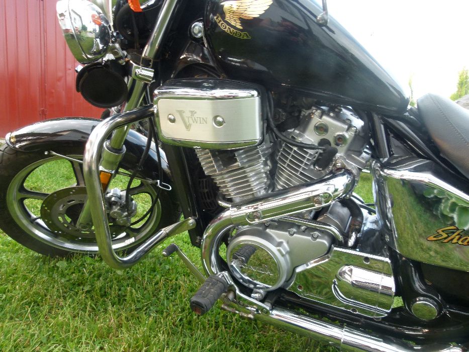 HONDA SHADOW VT 700 TWIN Szyba Bagażnik gmole gmol szyba zestaw Kąplet