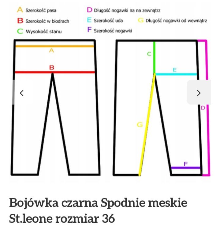 Meskie spodnie bojówki czarne St.leon f