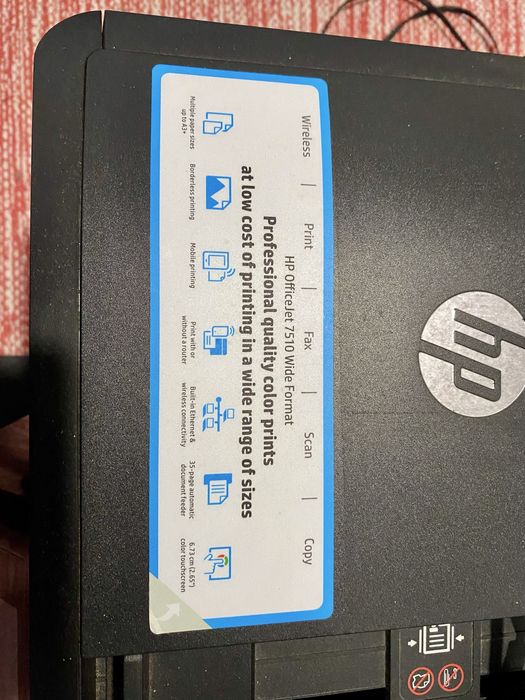 Impressora HP Officejet 7510 Wide como Nova