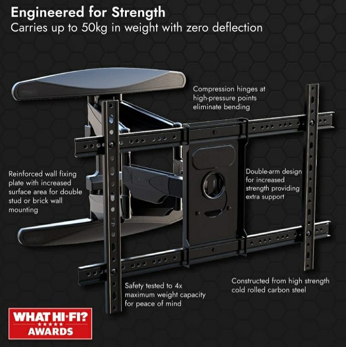 !!Uchwyt Wieszak Stojak do TELEWIZORA 37-75" 50 kg !!