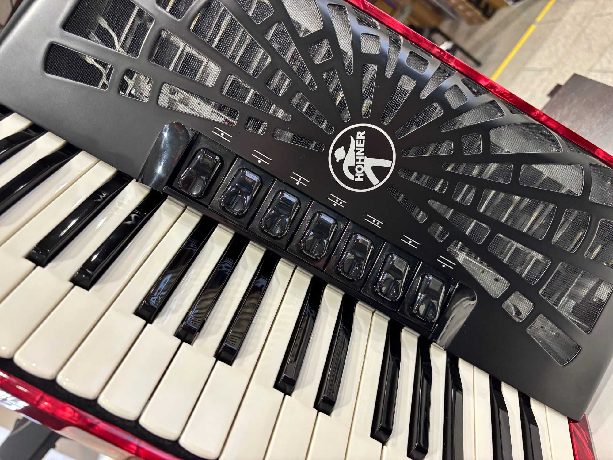 Akordeon HOHNER Bravo III 80 RD stan PERFEKCYJNY Sklep Krys...