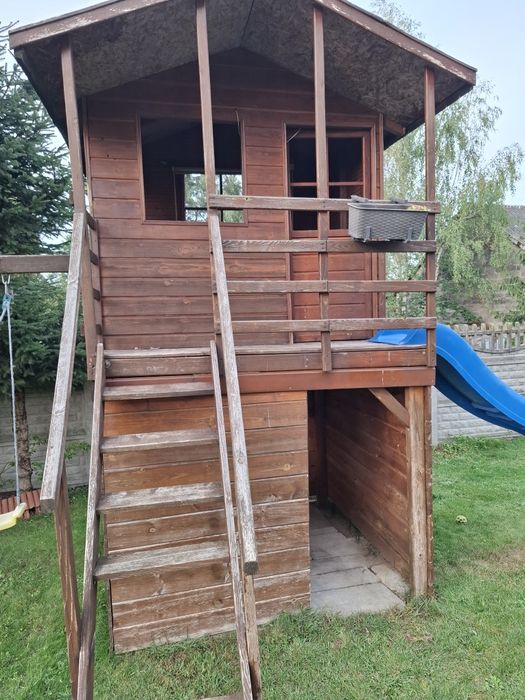 Domek ogrodowy dla dzieci - wysoki