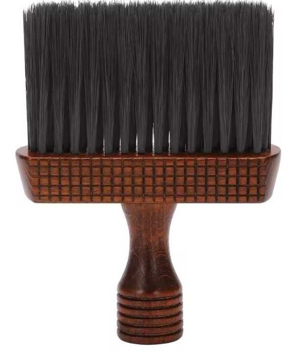 Karkówka fryzjerska drewniana do usuwania włosów z karku