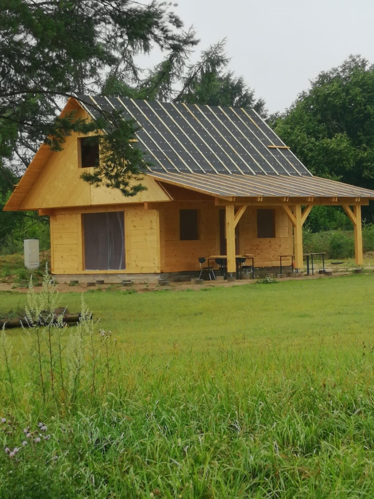 Dom drewniany z bali bala na zgłoszenie 35m2 70m2 bez pozwolenia