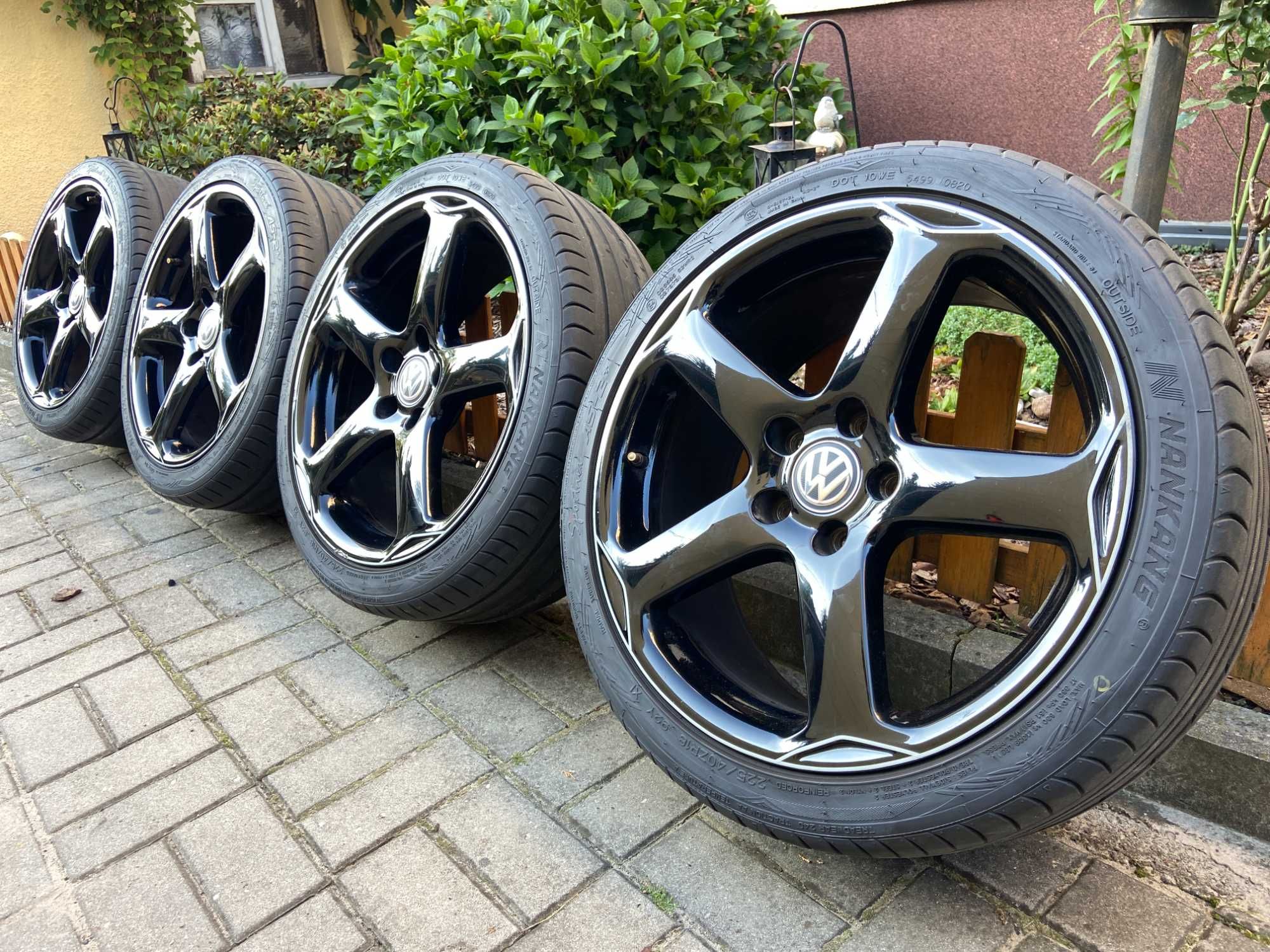 Oryginalne Felgi Golf 5 6 7 GTI Rabbit Karthoum 18 CALI 5x112 Leon