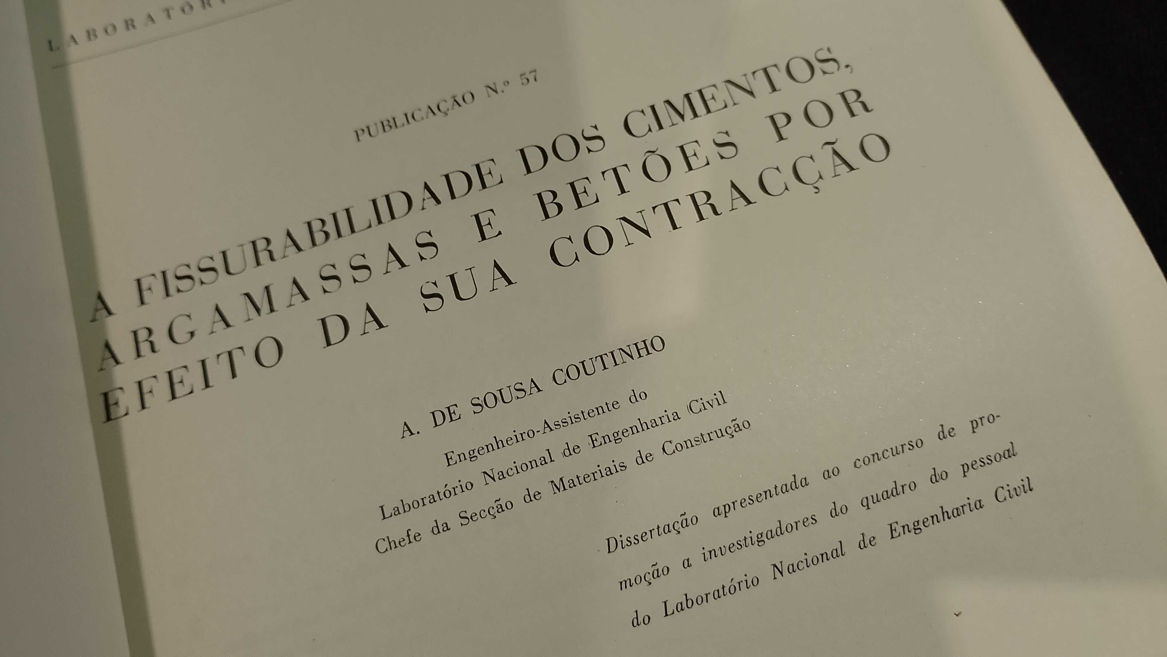 A Fissurabilidade dos cimentos, argamassas e betões