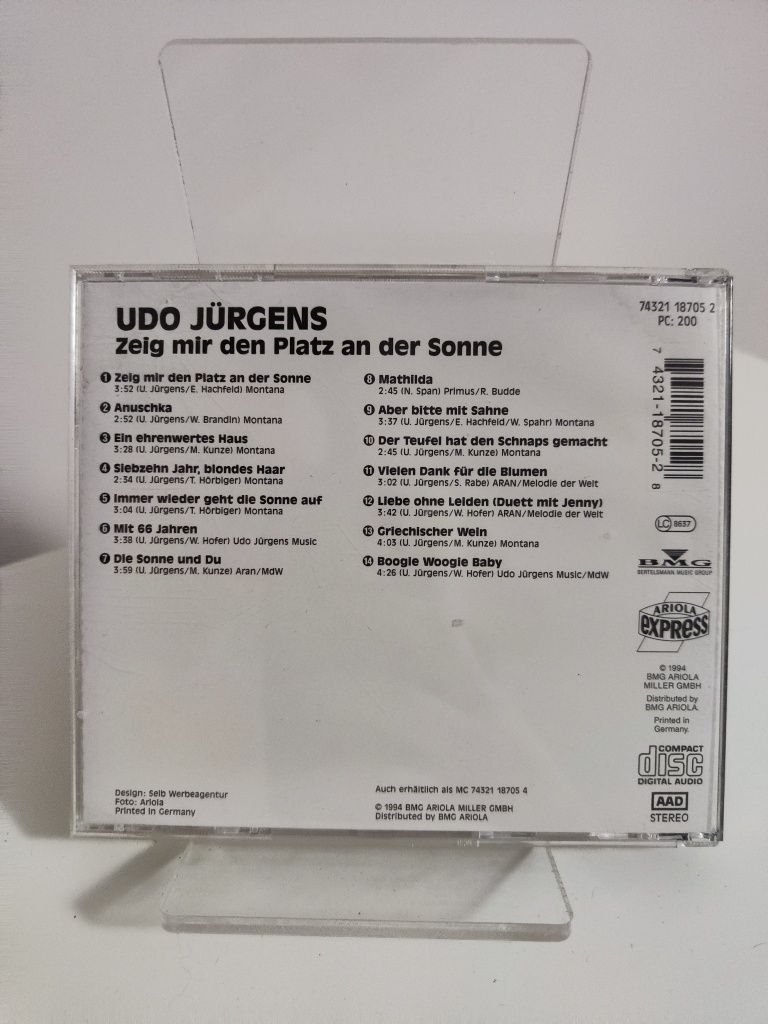 Udo Jürgens Zeig mir den Platz an der Sonne CD