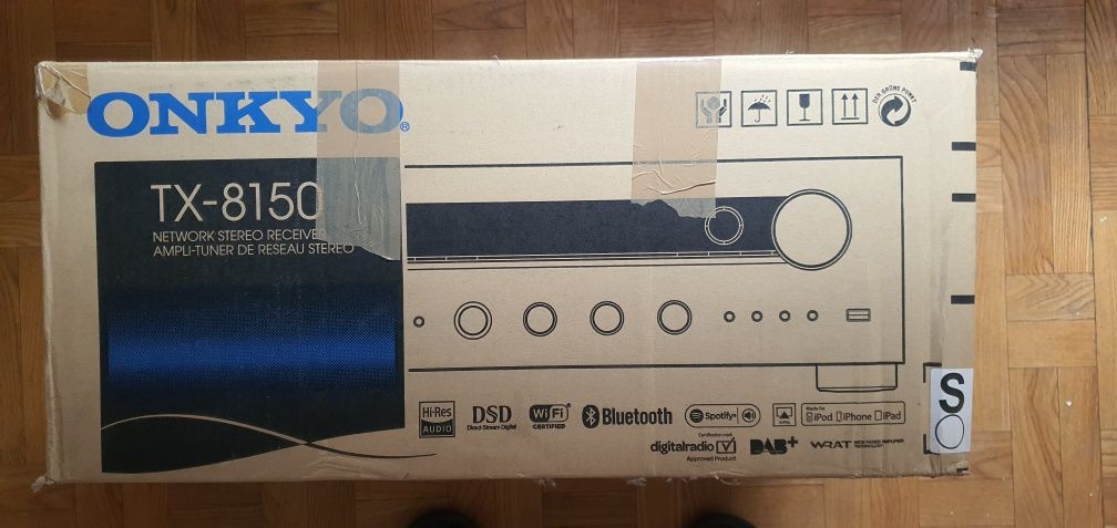 Onkyo TX-8150 srebrny amplituner stereo