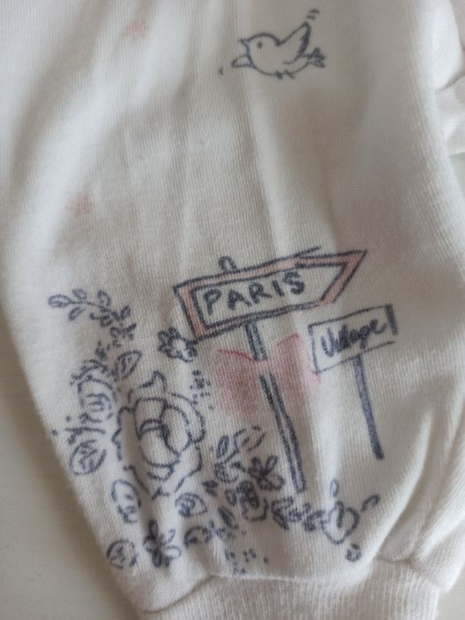 Cudne półśpiochy firmy Baby center spodenki z nóżkami skarpetki