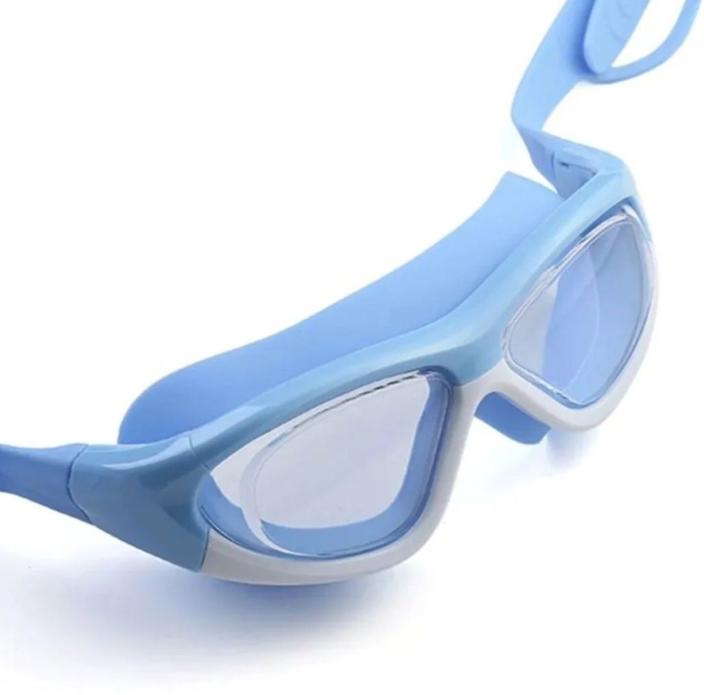 Google, niebieskie okulary do pływania dla dziecka, rozmiar S