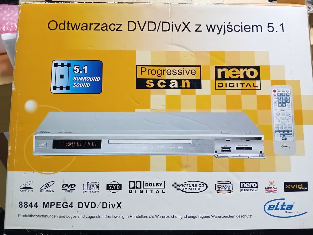 Odtwarzacz Elta DVD/DivX 5.1 MPEG4