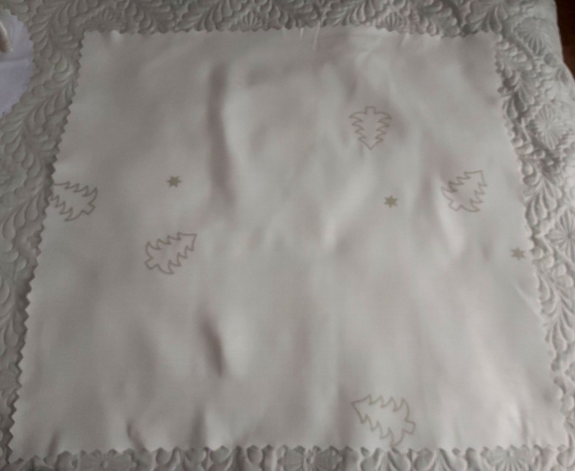 Obrus Boże Narodzenie choinki 75x75