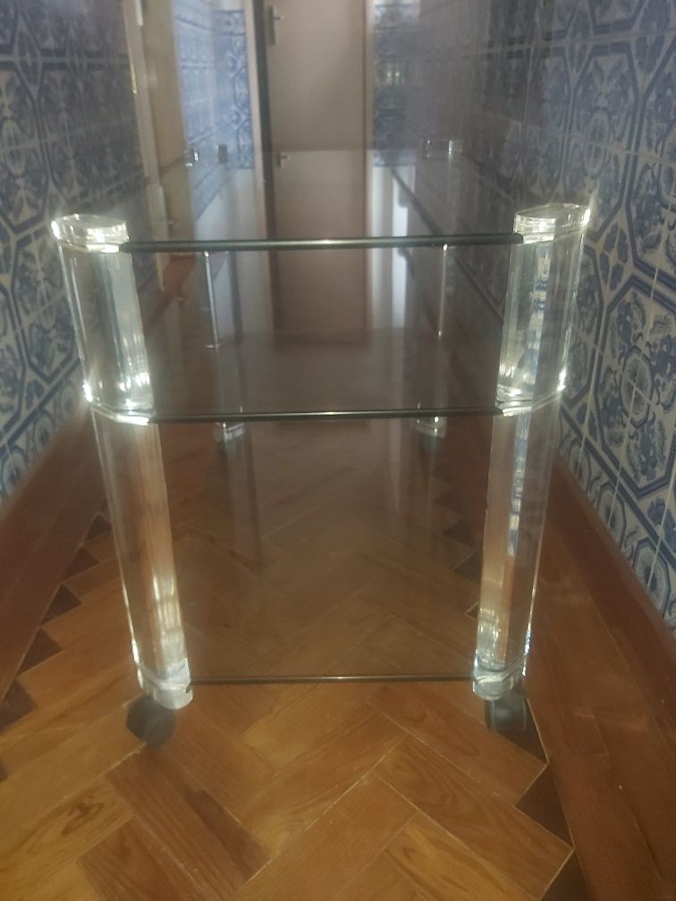 Mesa de centro  em vidro
