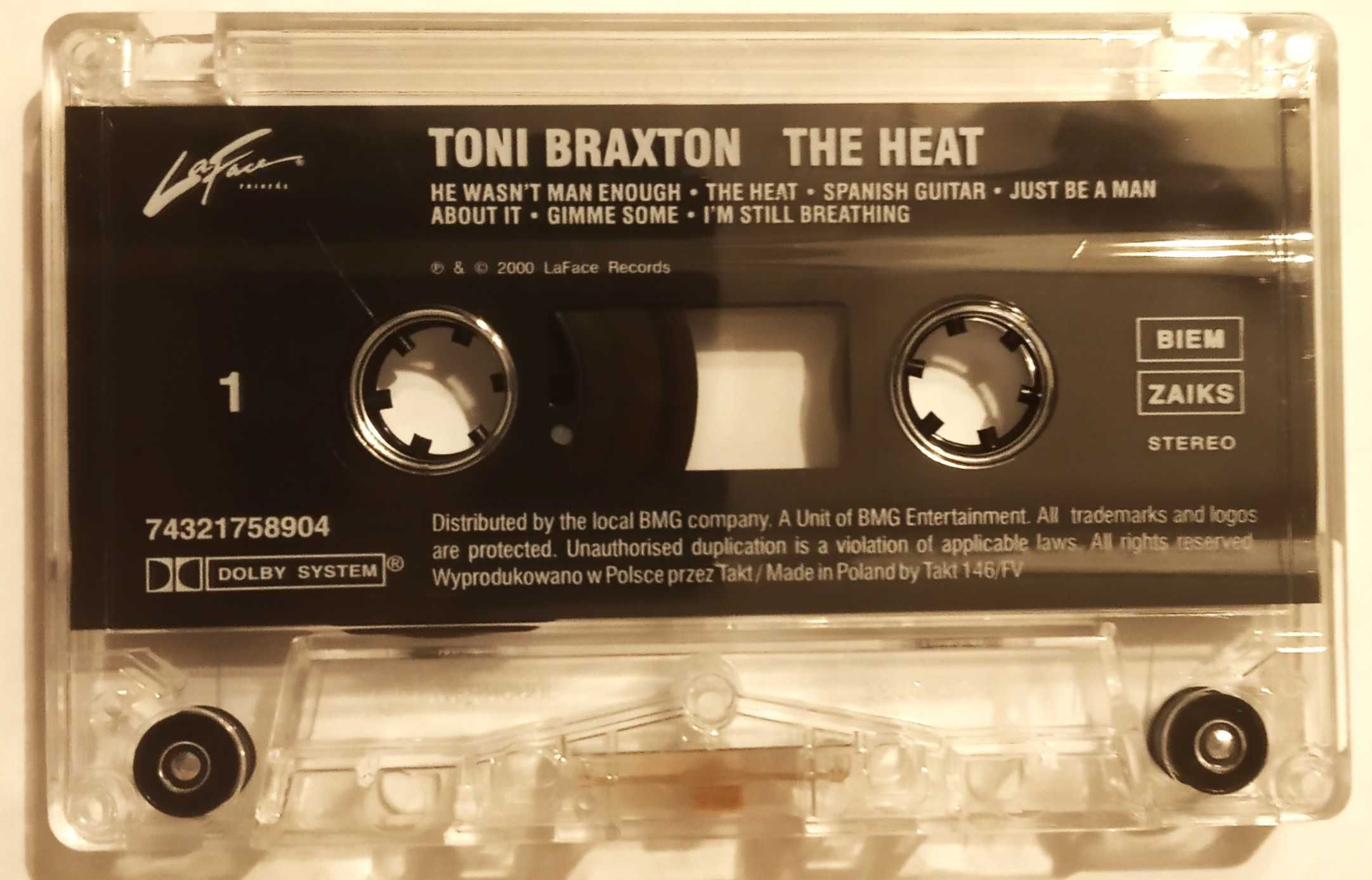 Kaseta Toni Braxton The Heat