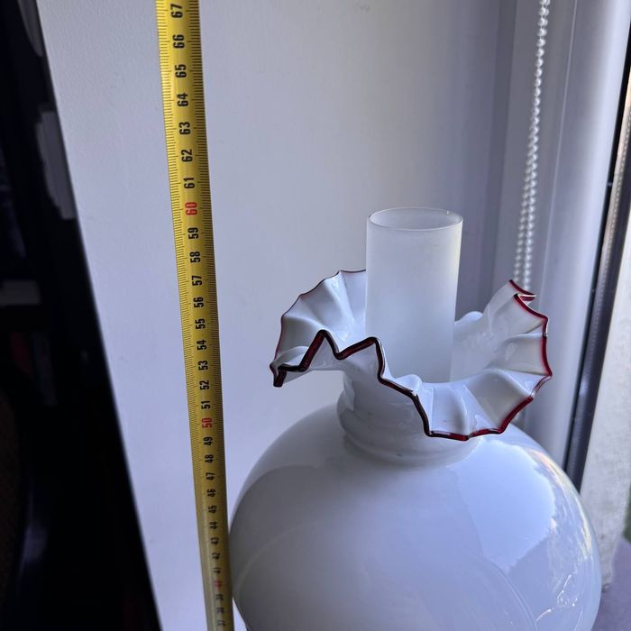 Lampa naftowa Szklana XlX wiek
