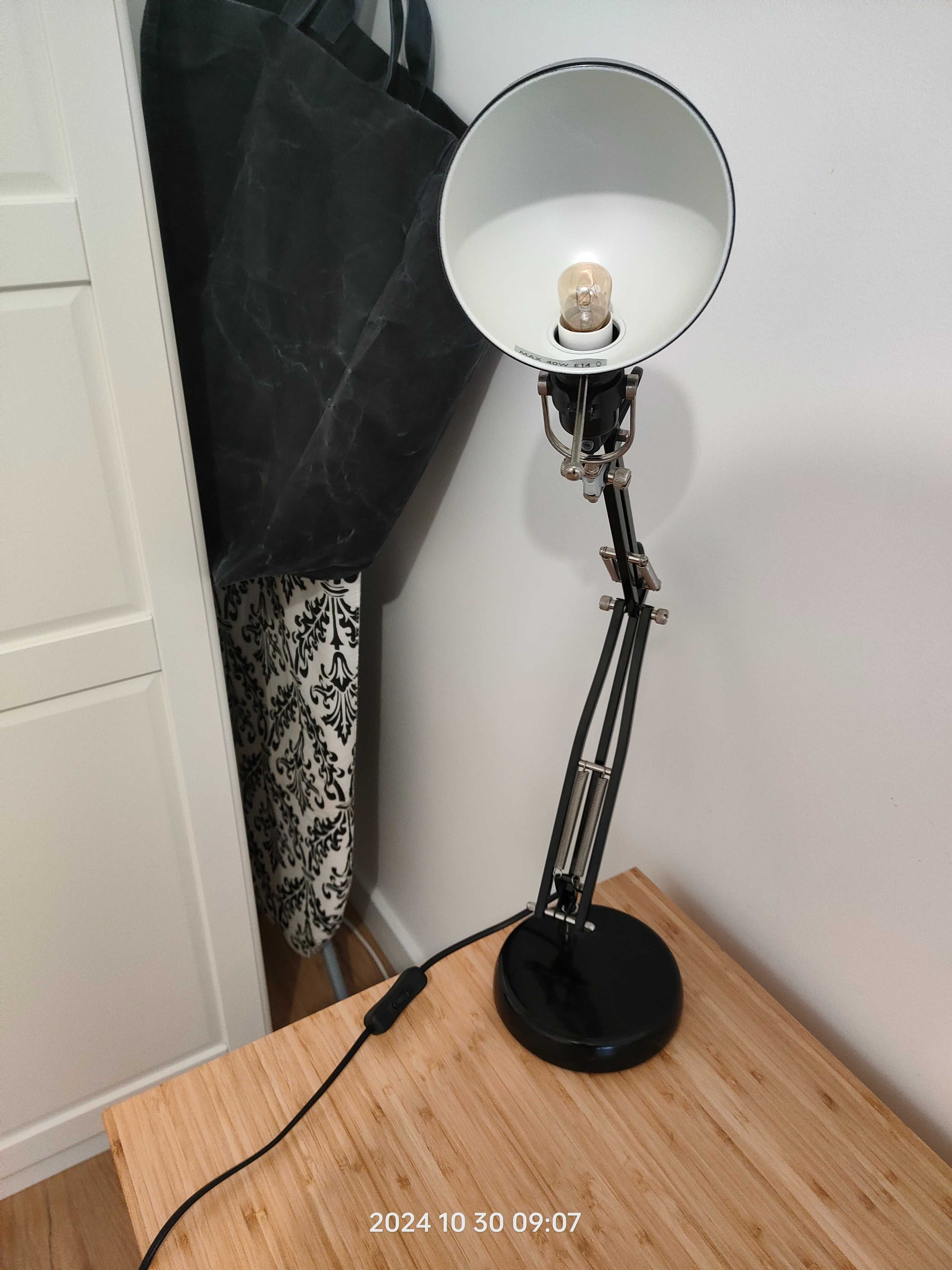 lampa biurowa czarna
