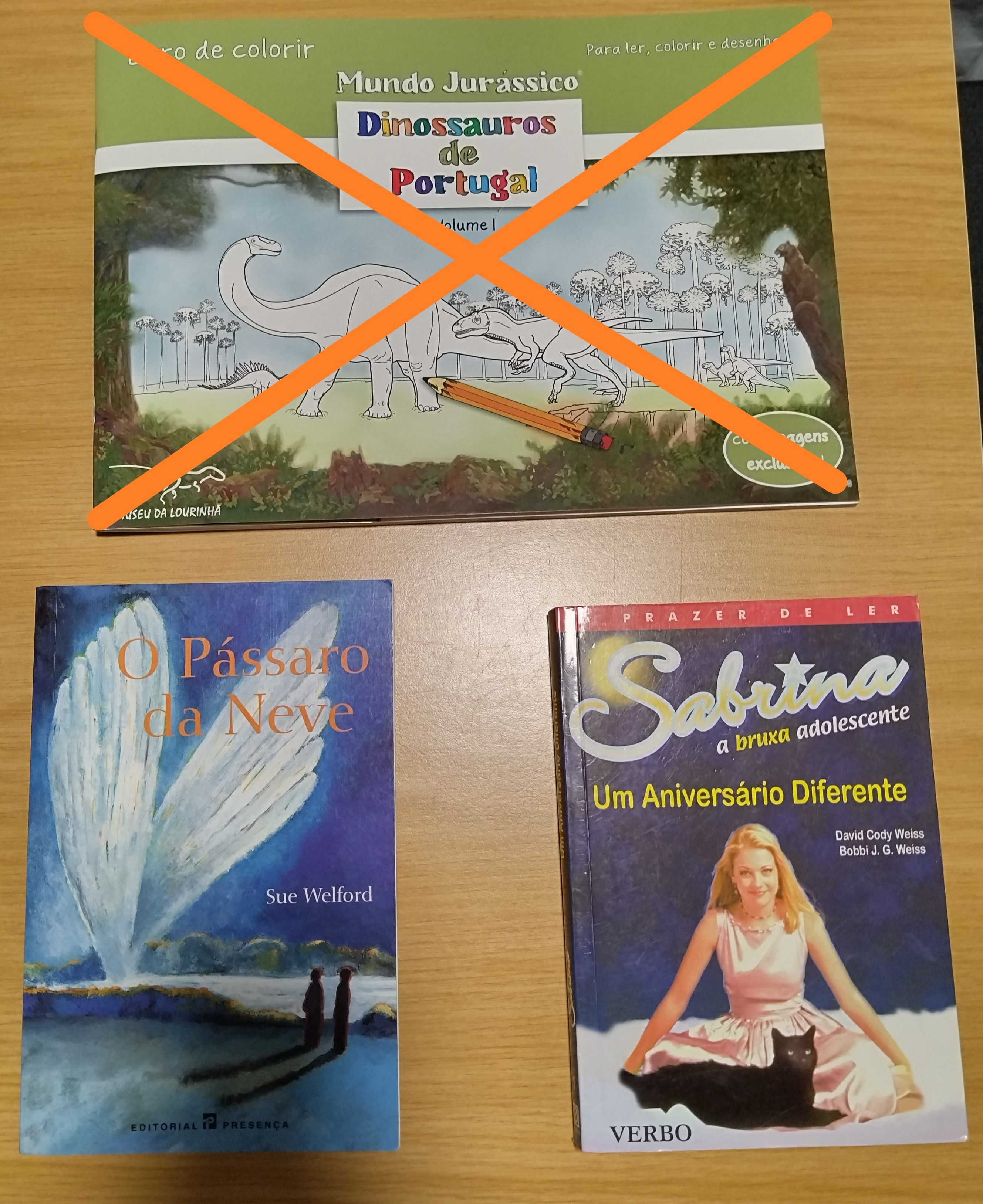 Diversos livros entre 3,5€ e 7,5€