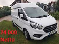 Ford Transit CUSTOM L2H2  Maxi, 170KM, Stan jak NOWY, Faktur VAT 23%