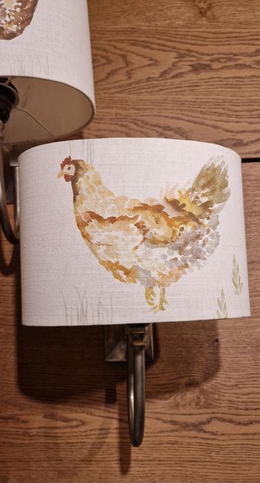 2 Candeeiros de Parede com inspiração Campestre