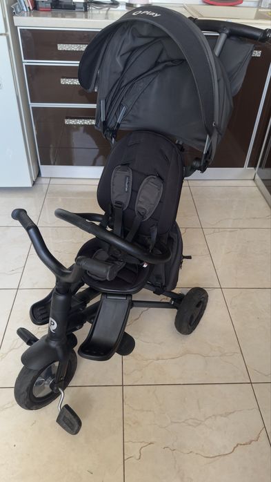 Велосипед складаний триколісний дитячий Qplay Nova+ Rubber Red