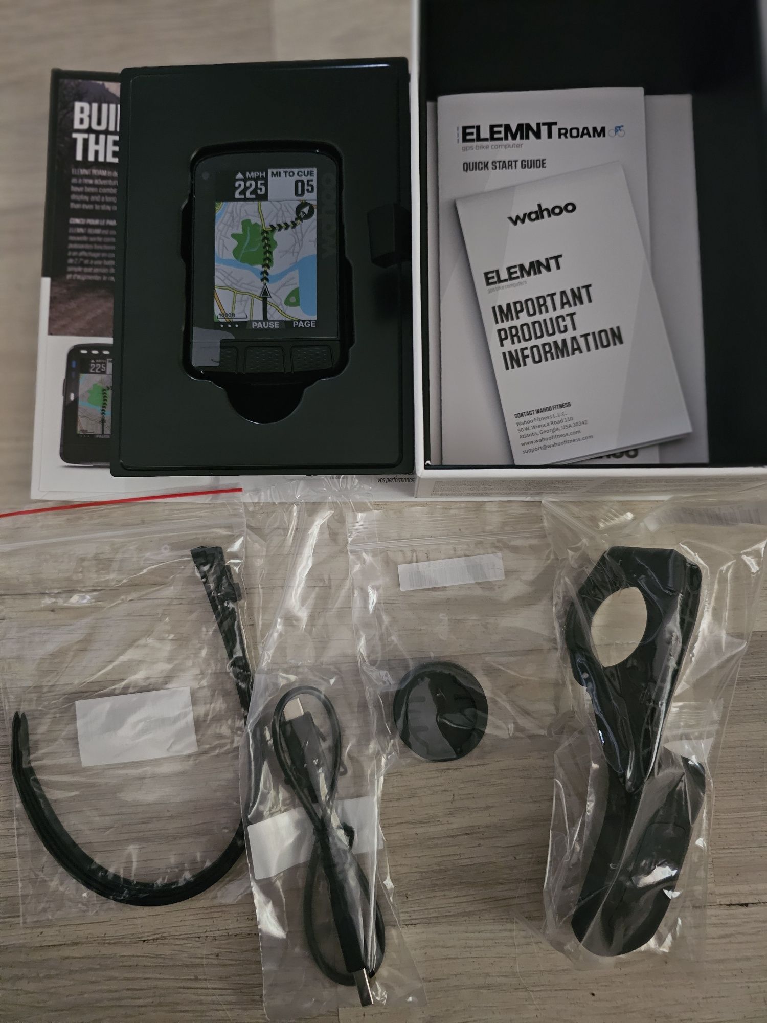 Licznik rowerowy WAHOO ELEMNT NEW ROAM v2 GPS