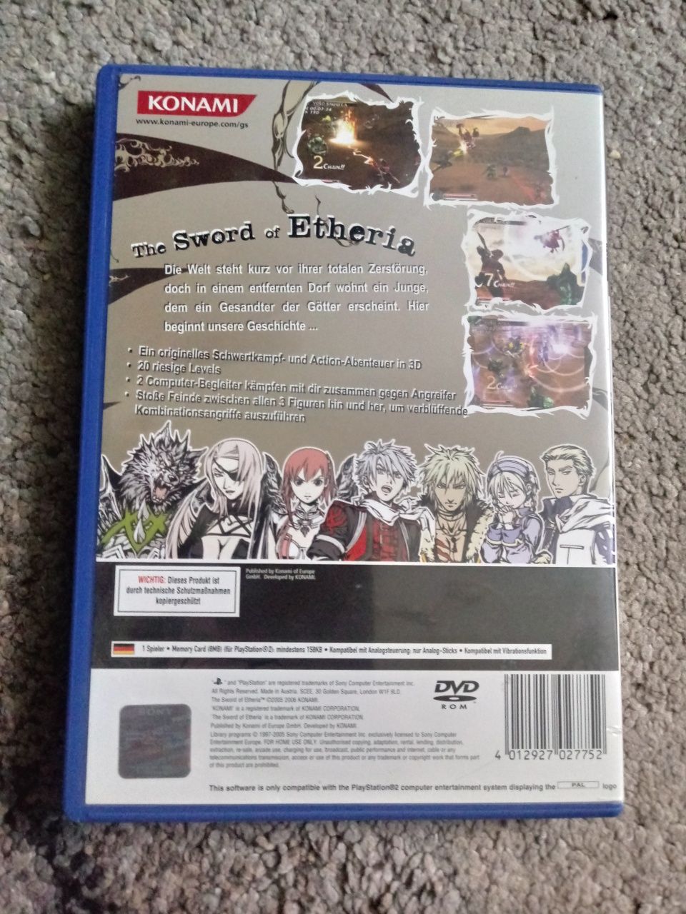PS2 Sword of Etheria Unikat