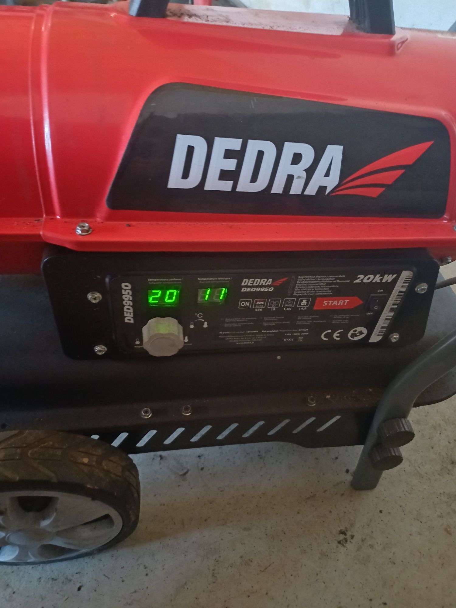 Nagrzewnica DEDRA DED9950 webasto 20KW nówka