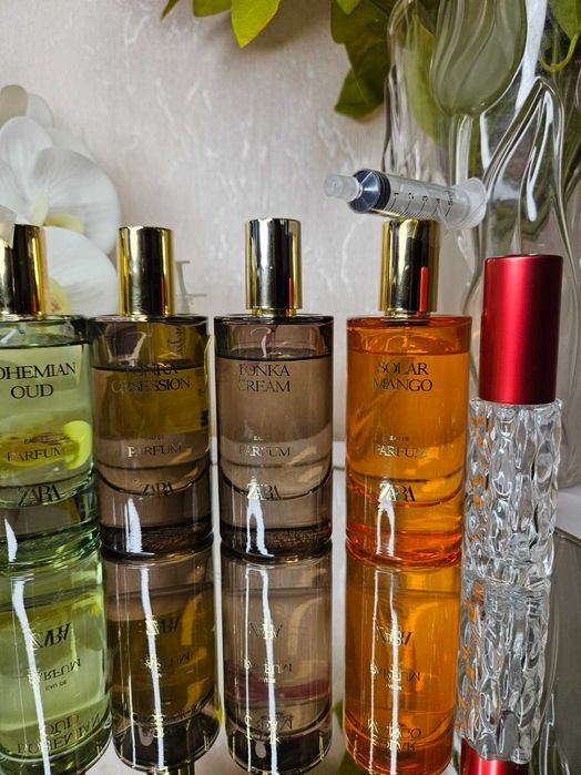 Zara аромати парфуми розпив розлив відливант залишок у  флаконі