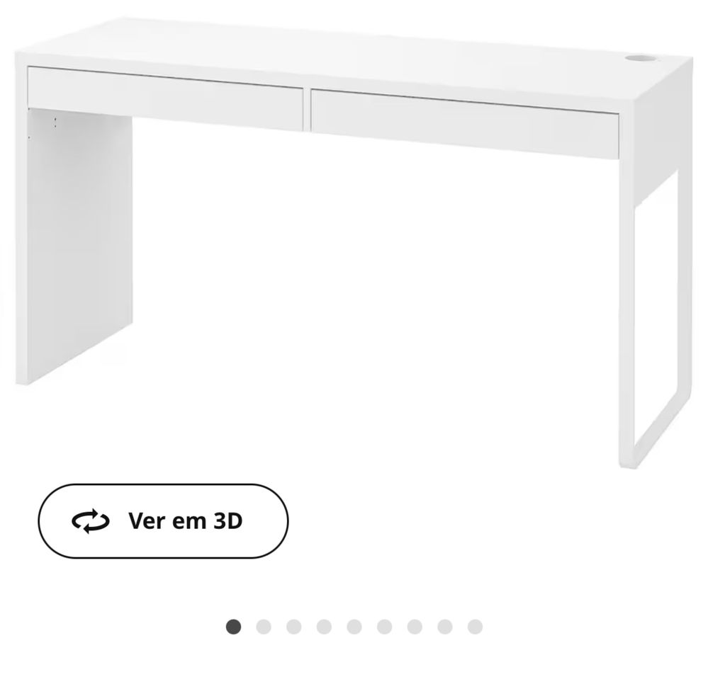 Secretaria ikea (camarinho maquiagen) com cadeiras