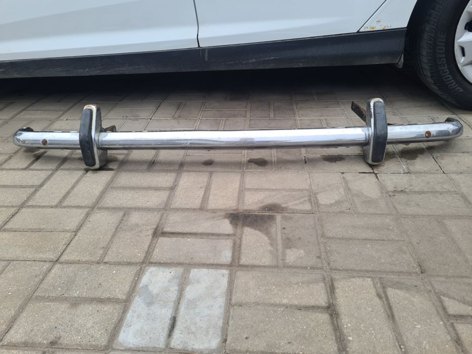 Zderzak zastava fiat 125p tyl przód kły odboje chrom