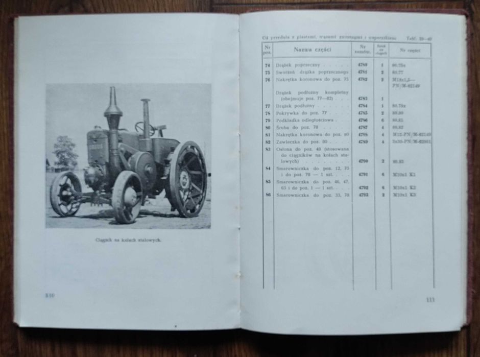 Oryginalny katalog części Ursus C-45 Ursus Lanz Bulldog C45