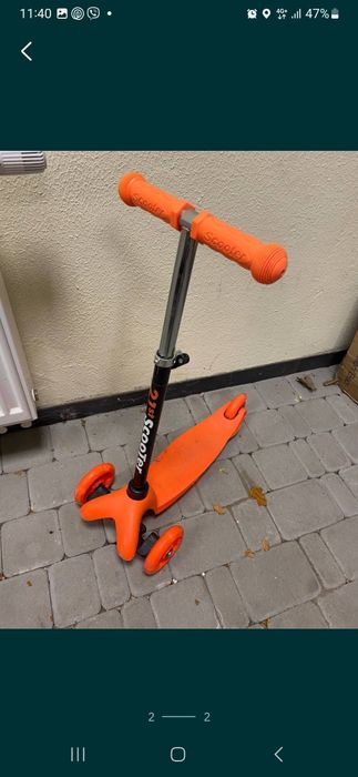 Дитячі самокати 3х колесні